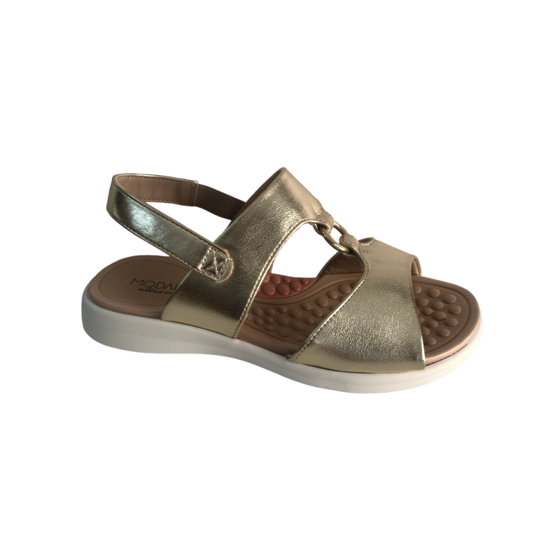 sandalias pele eurochic casual